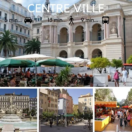 Appartement Lou Castelet, De Standing De 100m2, Proximite Du Centre-ville, Port Et Gare Tgv