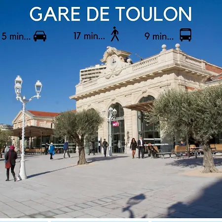 Lou Castelet, De Standing De 100m2, Proximite Du Centre-ville, Port Et Gare Tgv Toulon